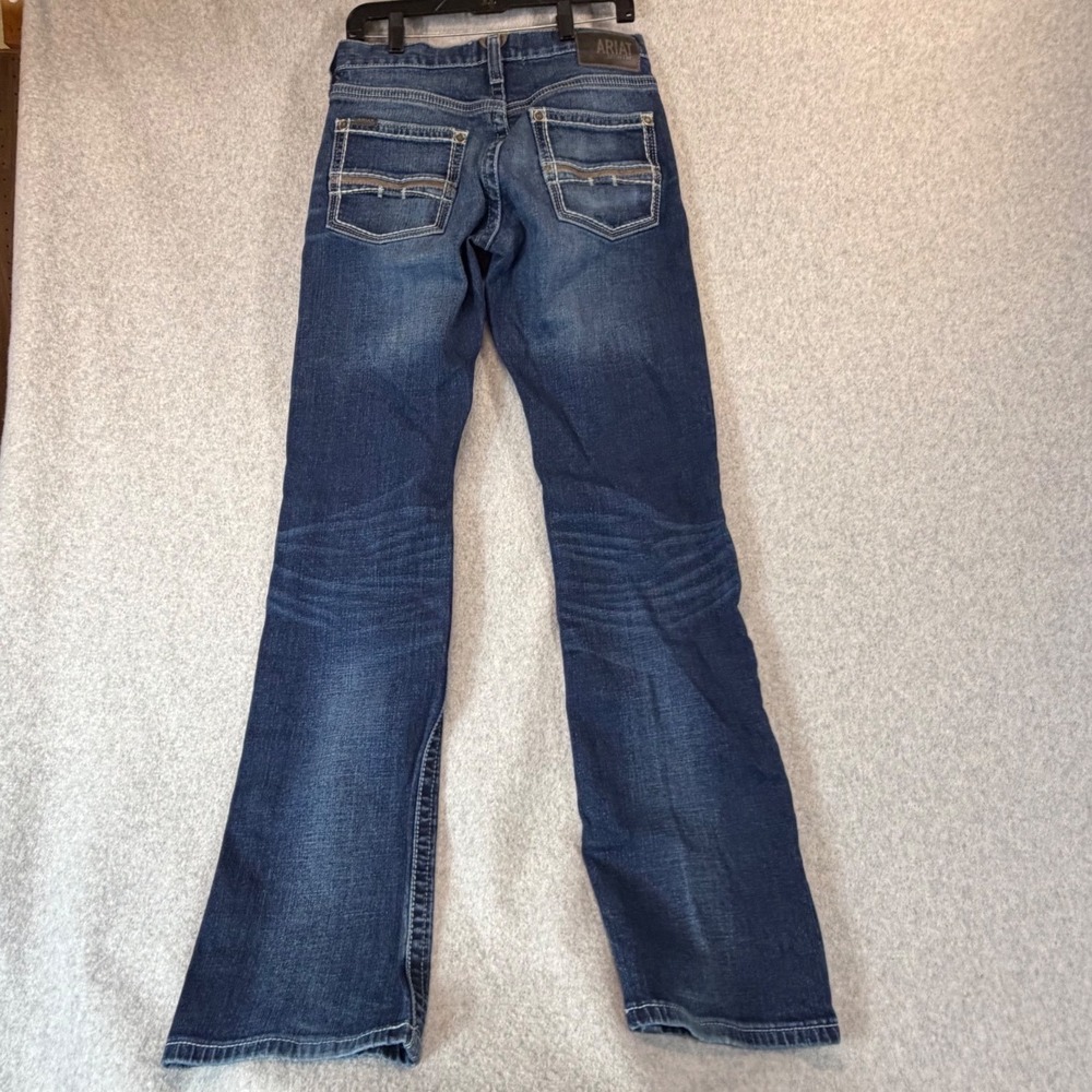Ariat M5 Straight Leg Jeans Mens 32x36 Blue Denim Pants Workwear Western Ranch - Picture 3 of 7
